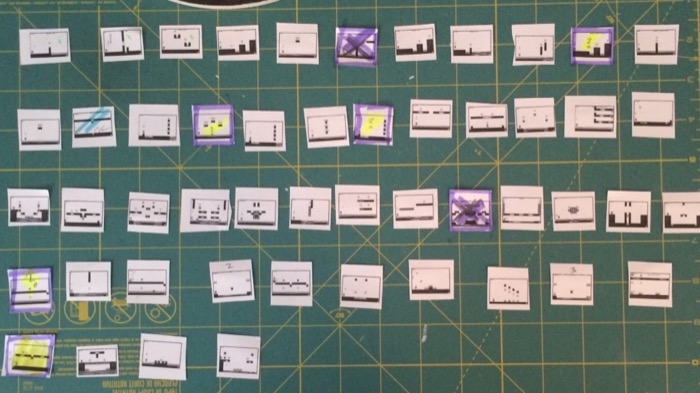 Old photos of me organizing levels for Lazy Thief