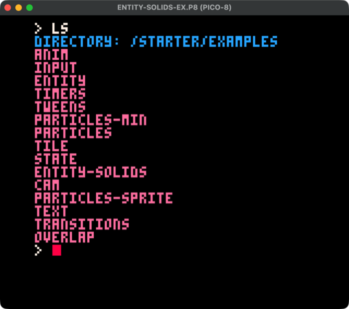 [Click image to expand] A few of the example carts and helper demos that make the starter easier to test and revisit.